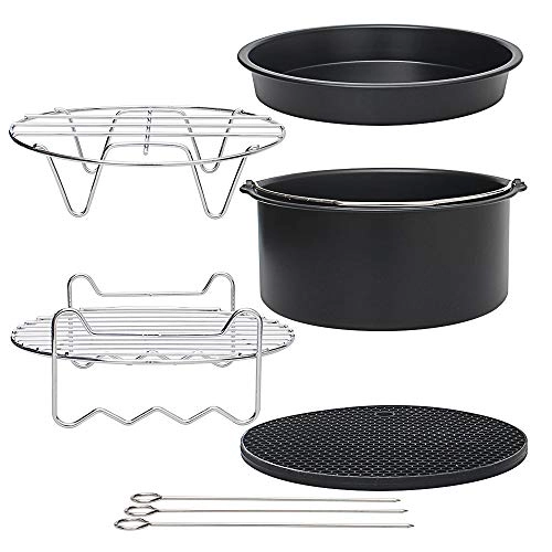Cake Barrel + Pizza Pan + Metal Holder + Multi-Purpose Rack + Silicone Mat - Silicone SET OF 9