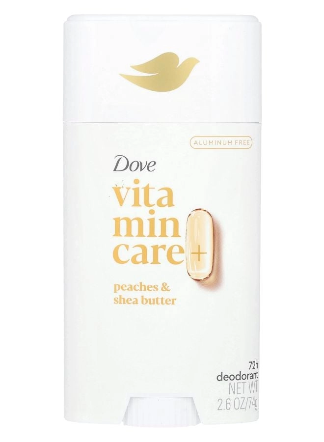 Dove Vitamin Care+ Deodorant - Peaches & Shea Butter 74 g