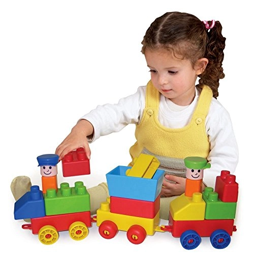 TrainThemed Soft Baby Blocks - 30 pcs