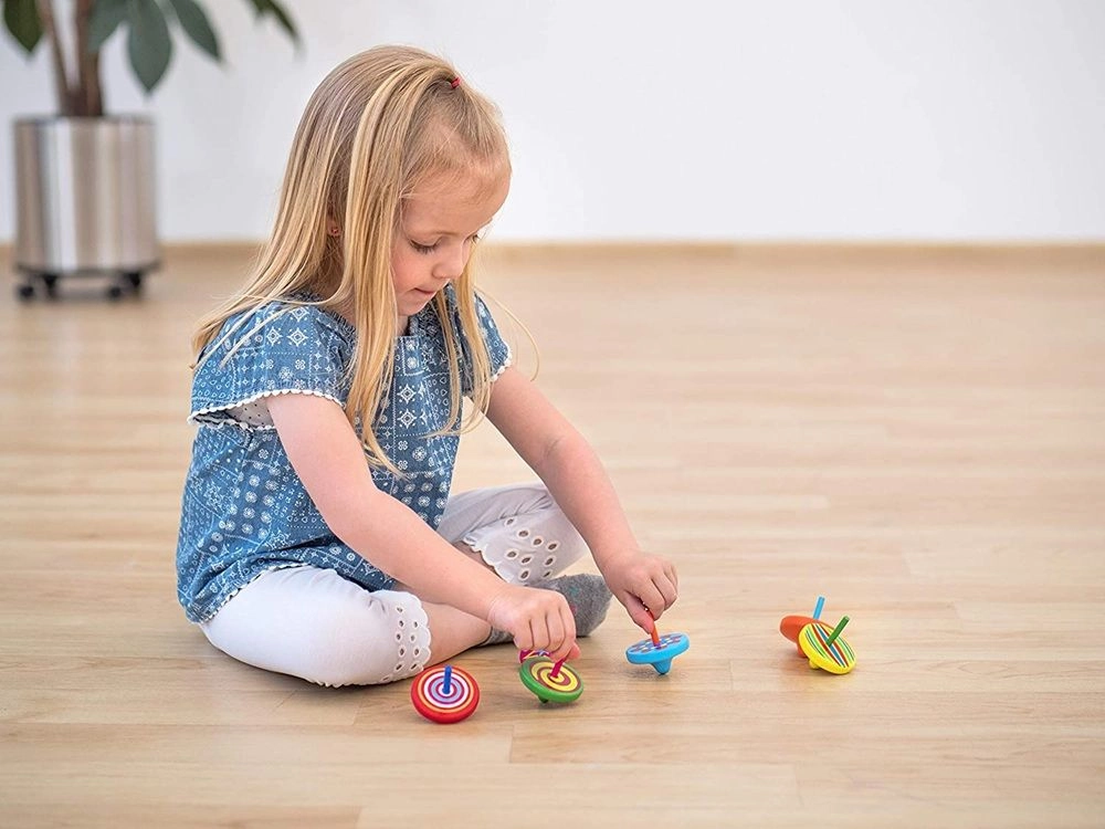 Spinning Top - 3 + 1 piece assorted