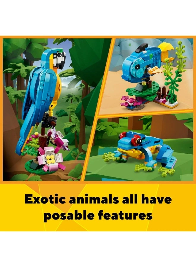 Creator 3 in 1 Exotic Parrot (31136) - Animal Figures Multi-color