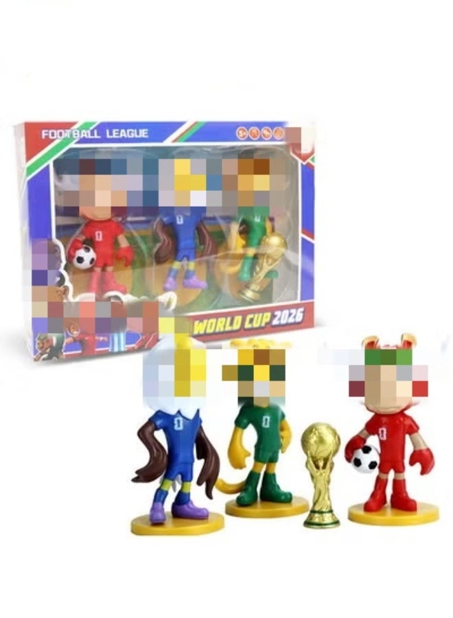 Generic Mascot - 3-Piece Articulated Gift Set
