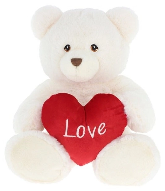 Keel Toys Keeleco - Harry Bear with Heart - 75 cm