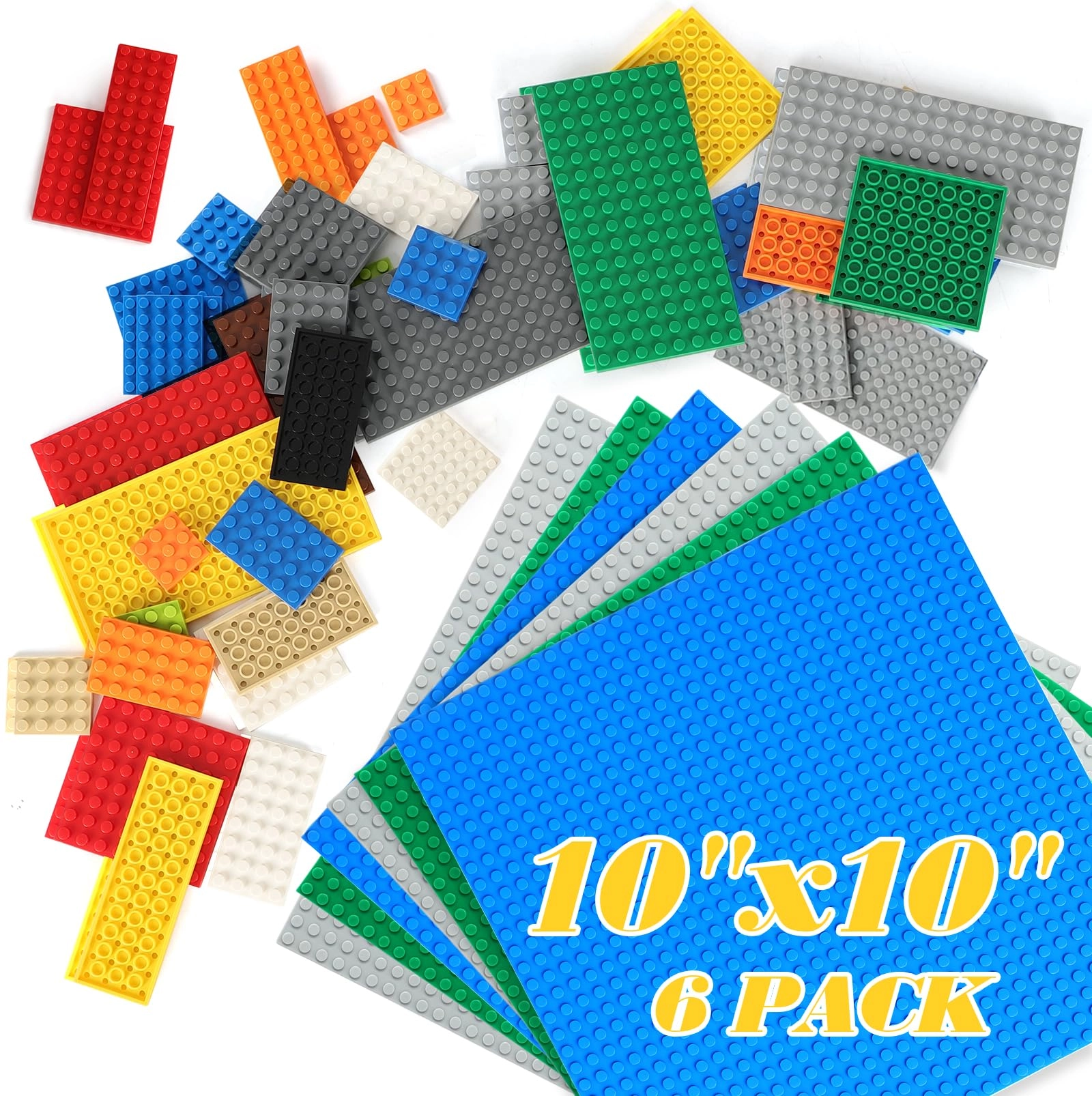 Lekebaby Classic Baseplates - 32x32 stud ABS plastic