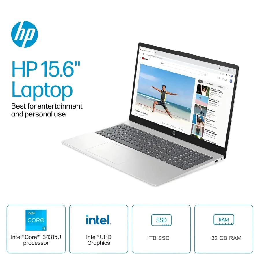 HP HP 15-fd0123dx - 15.6'' i3-1315U 32GB DDR4 1TB SSD