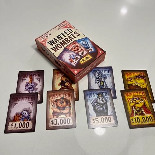 Wanted Wombats - Push Your Luck Card Game