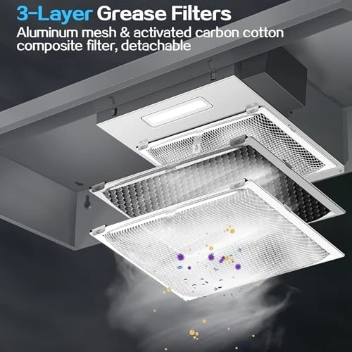 Under Cabinet Range Hood - 280 CFM 24 inch