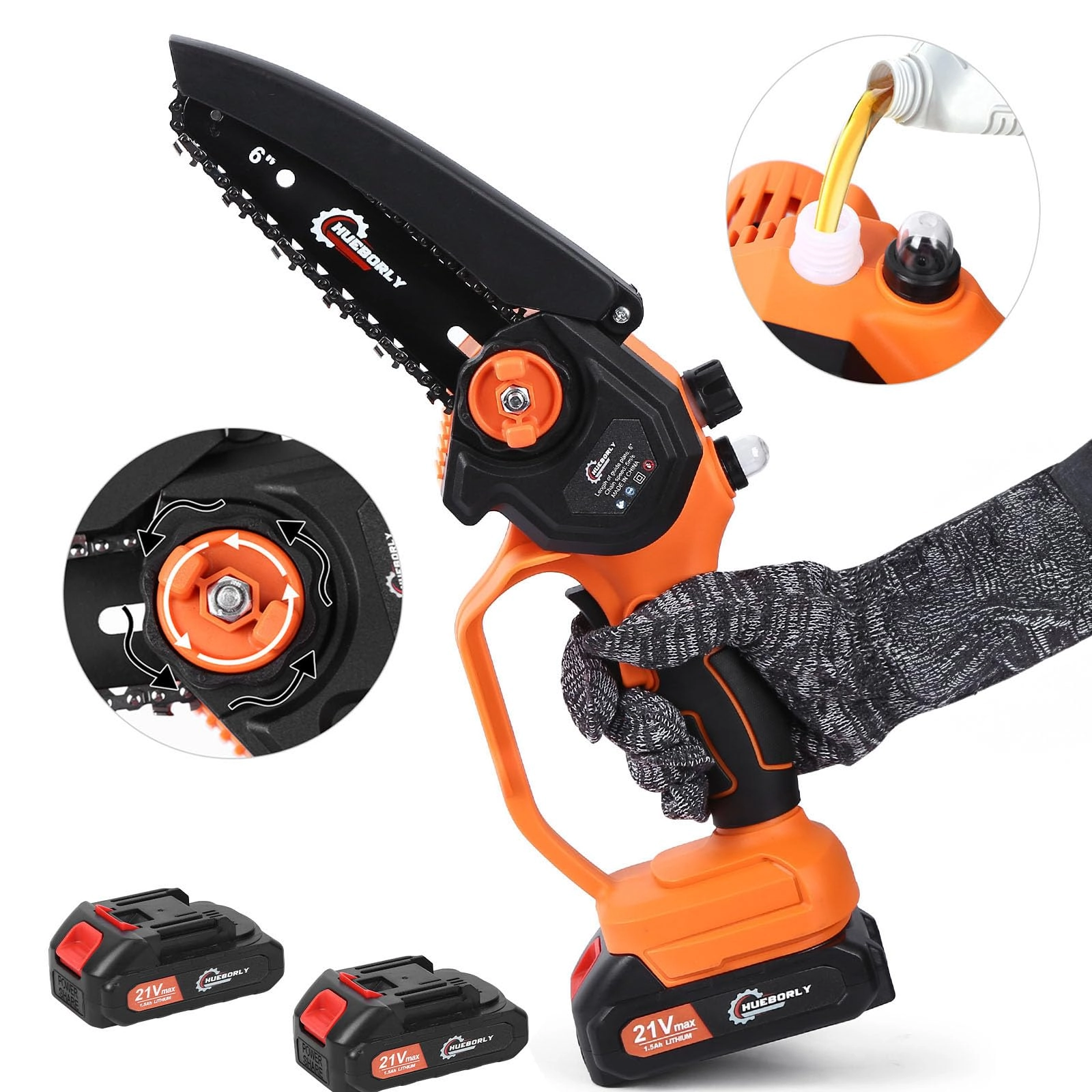 Hueborly Mini Chainsaw - 700 Watts