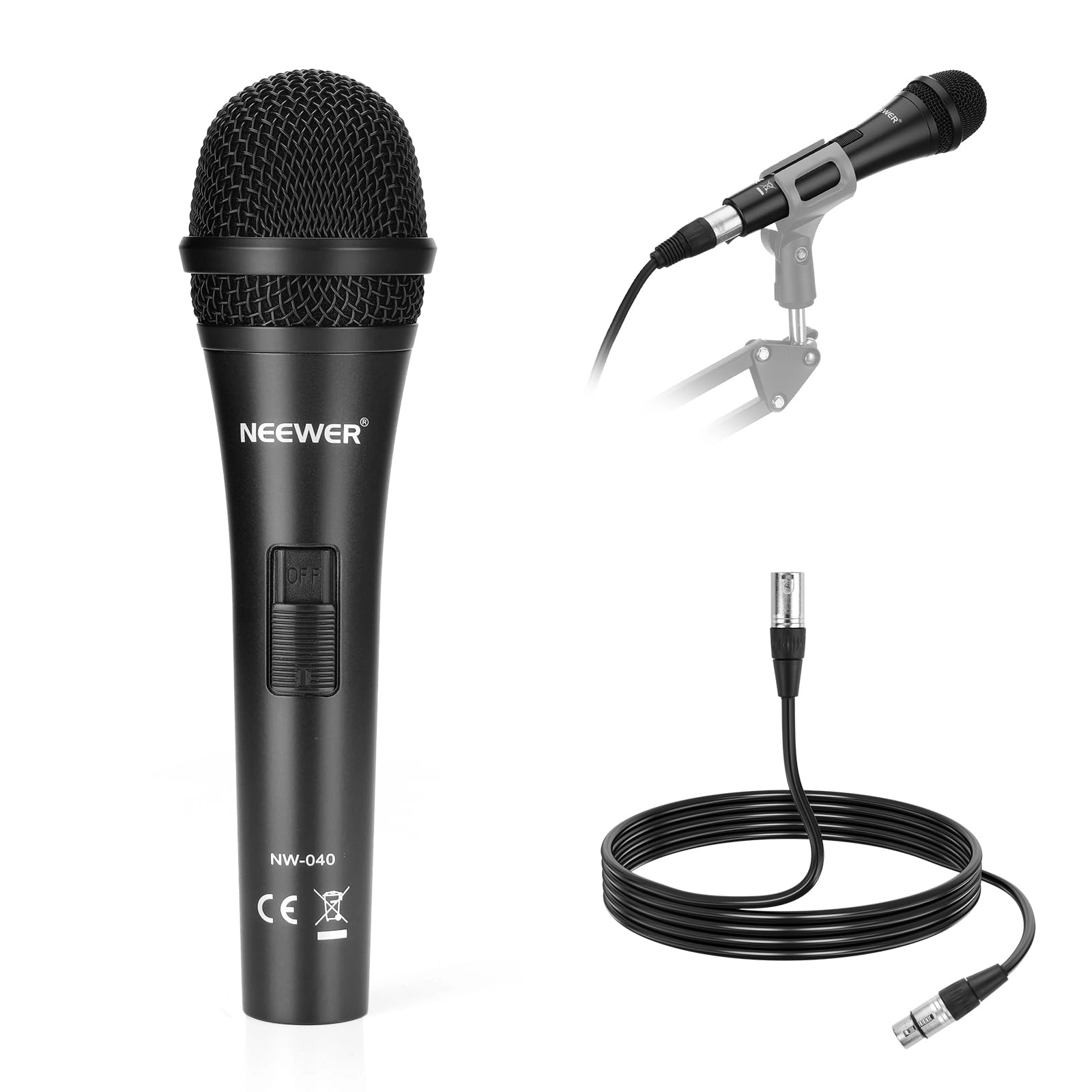 Neewer NW-040 3.5mm-Mini-Jack+XLR Microphone