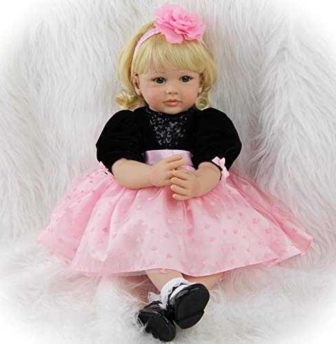 Reborn Baby Doll - 21 Inch Silicone Vinyl Weighted Body