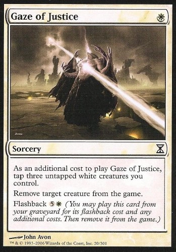 Gaze of Justice - Time Spiral White
