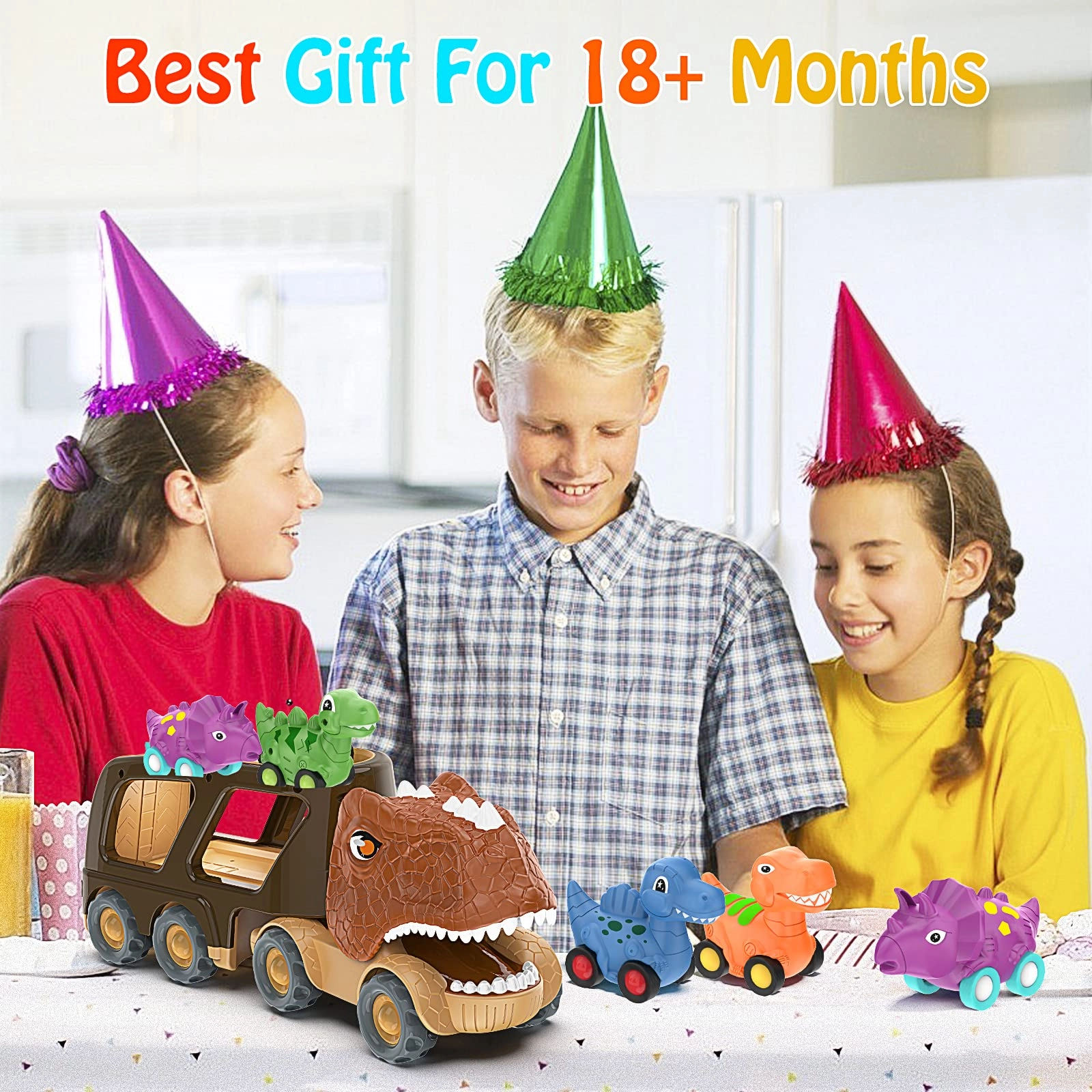 Dinosaur Car Set - 4 Pack Dinosaur