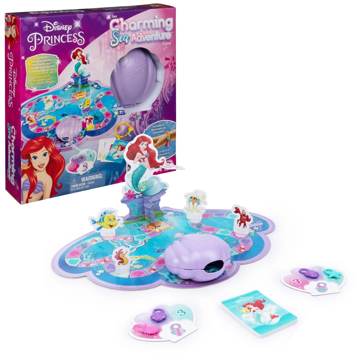 SPIN MASTER GAMES Little Mermaid Charming Sea Adventure Game - 4+