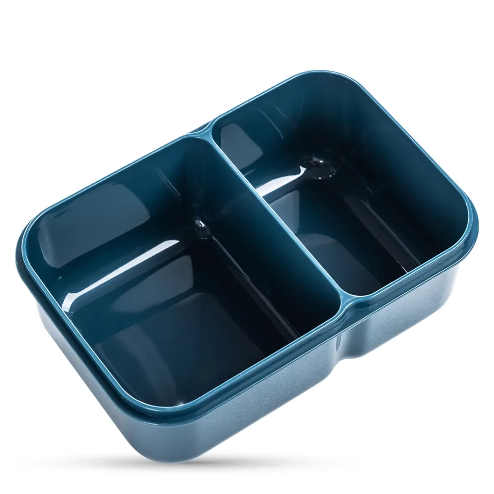 2 Compartment Bento Lunch Box - Donut Pink 1300ml