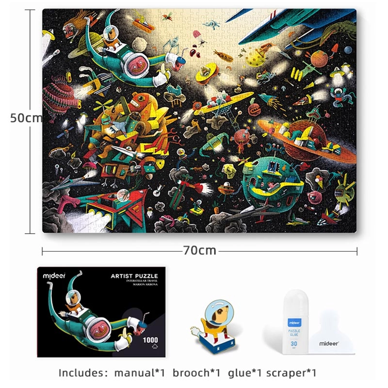 Interstellar Travel Puzzle (TOP-MD3228) - 1000 pcs