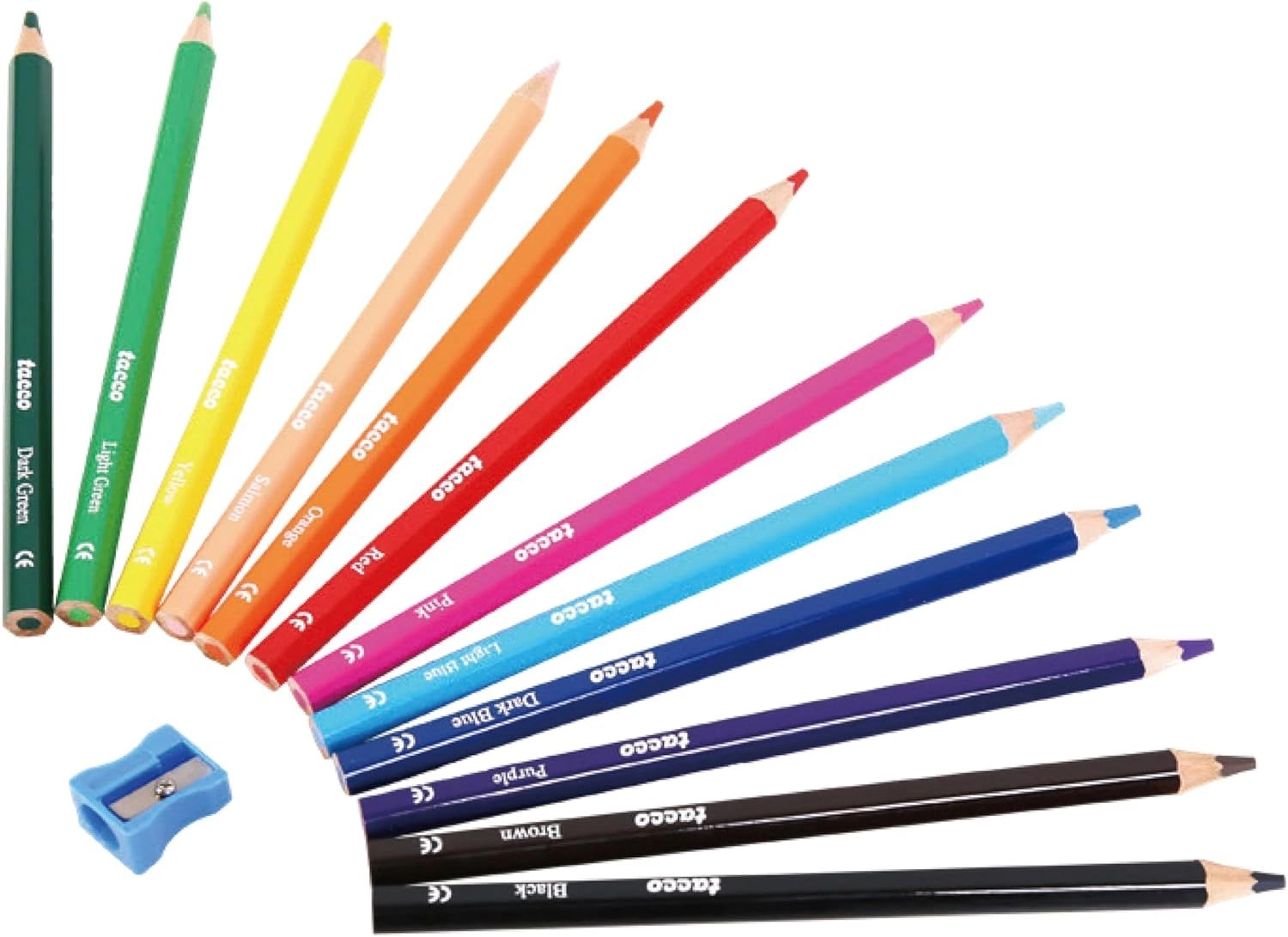 Beleduc Jumbo Coloured Pencil Set - 12 Vibrant Colours