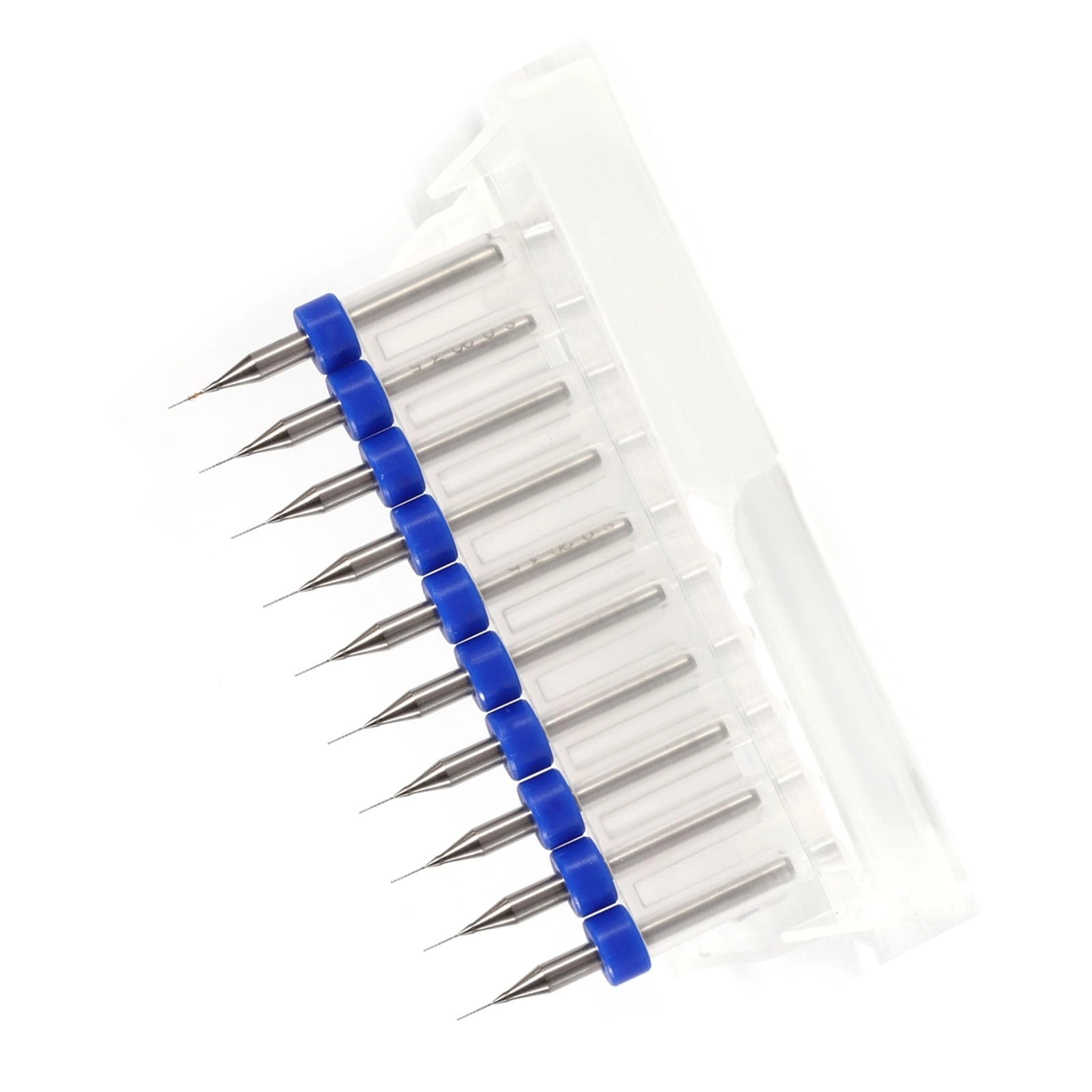 Eacam Carbide Micro Drill Bits - Tungsten Steel 10pcs 0.2mm