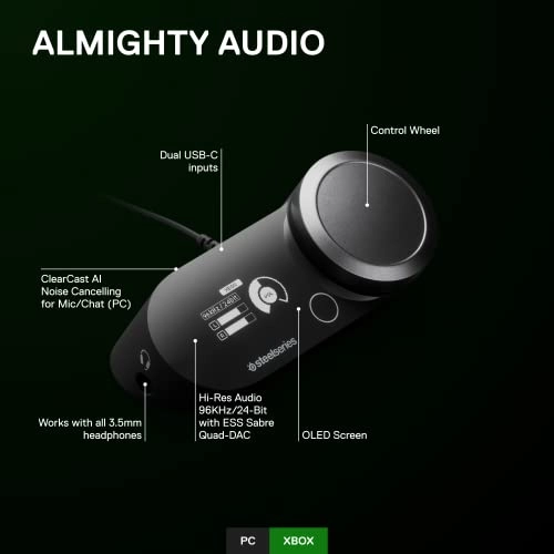 GameDAC Gen 2 - Hi-Res Audio Amplifier ESS Sabre Quad-DAC AI Noise Cancellation