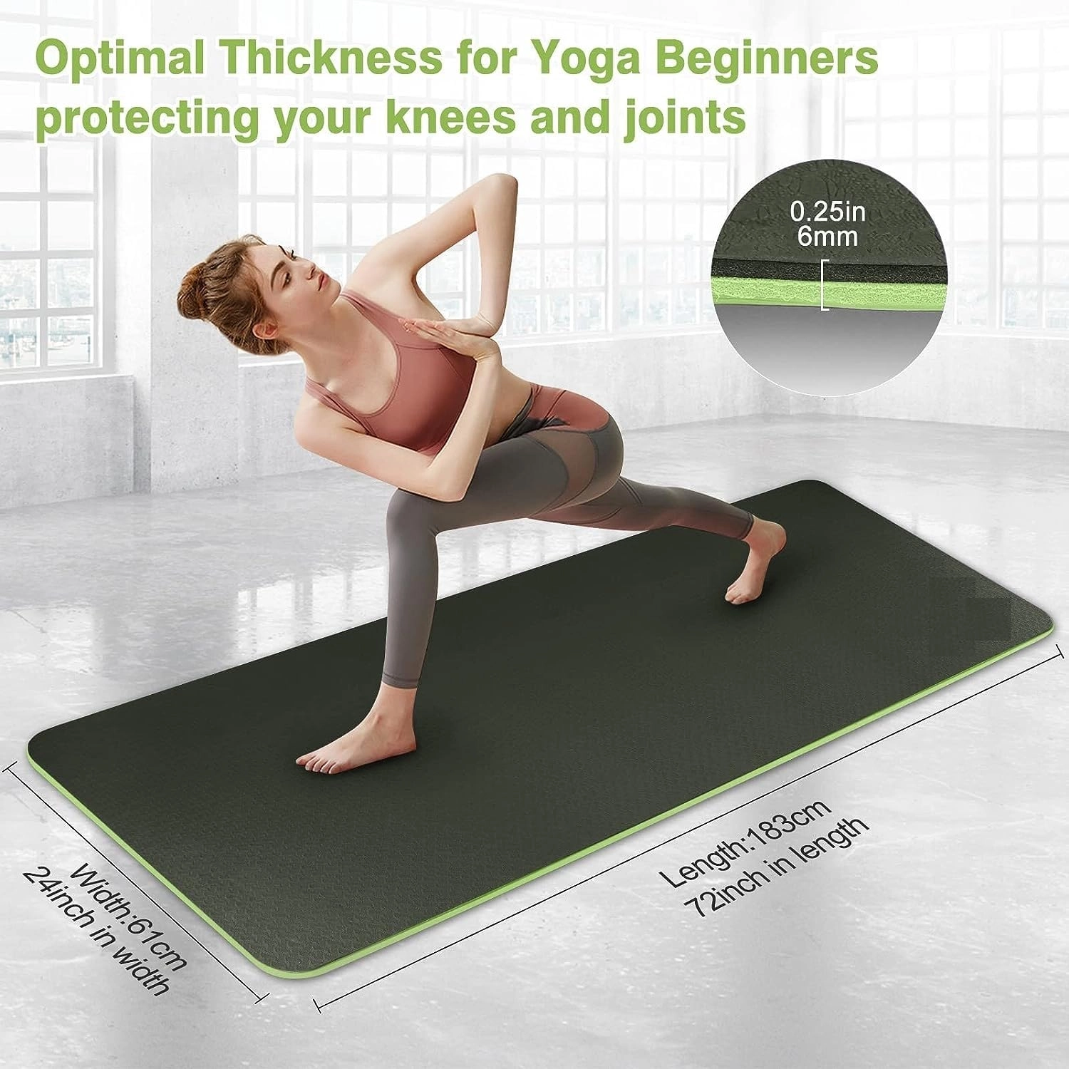 Yoga Mat - TPE 6mm