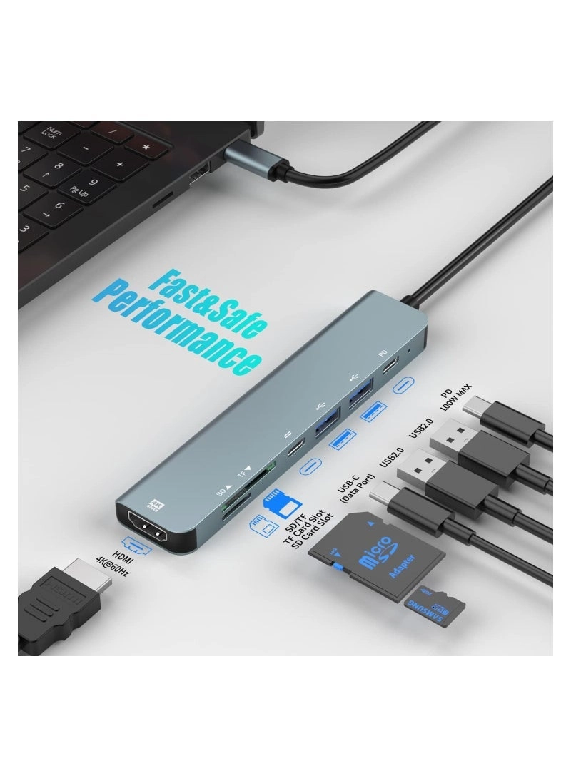 USB C Hub - 4K HDMI 100W PD