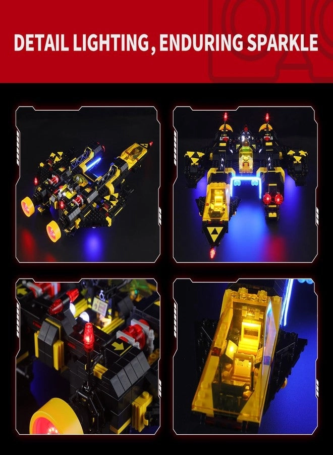 Light Kit for Lego Blacktron Renegade - 2.0 LED Lighting Compatible with Lego Icons 10355