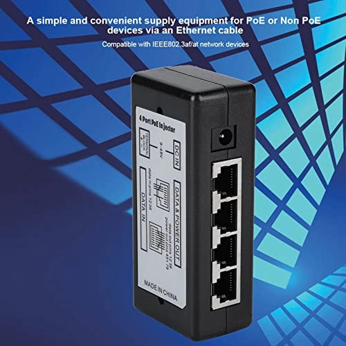 Non-Standard Passive POE Injector - DC9V-48V 8 PoE RJ45 IEEE802.3af/at 10/100Mbps