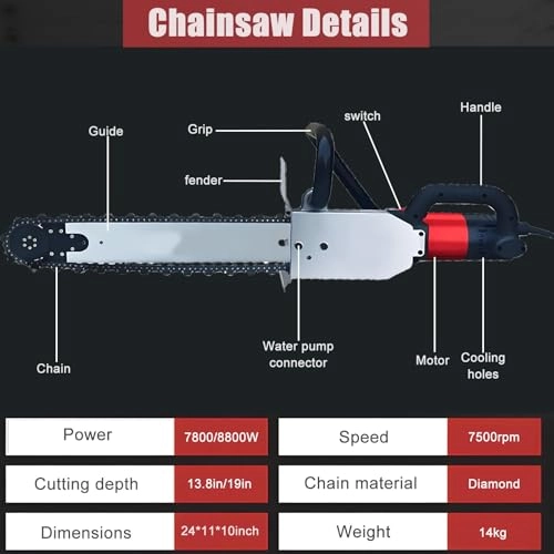 Cutting Saw Wall Cutting Tools - 7800W/8800W