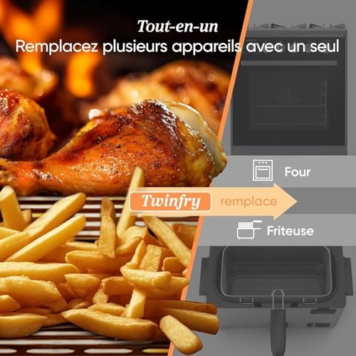 Dual Blaze TwinFry CAF-TF102S
