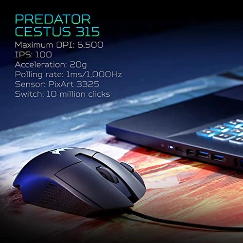 Predator Cestus 315 Gaming Mouse - USB