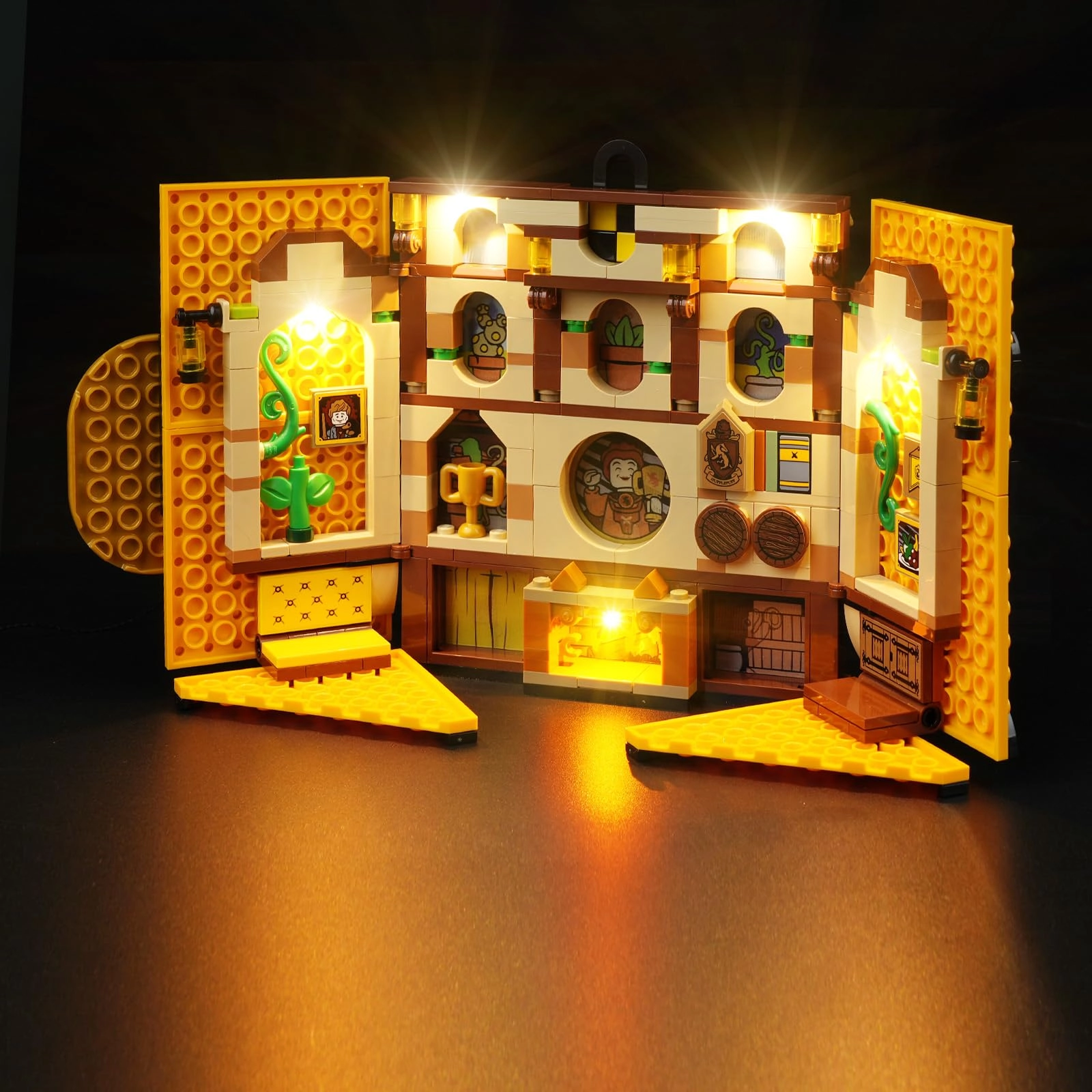 DALDED LED Lighting Kit for 76412 - Hufflepuff House Banner