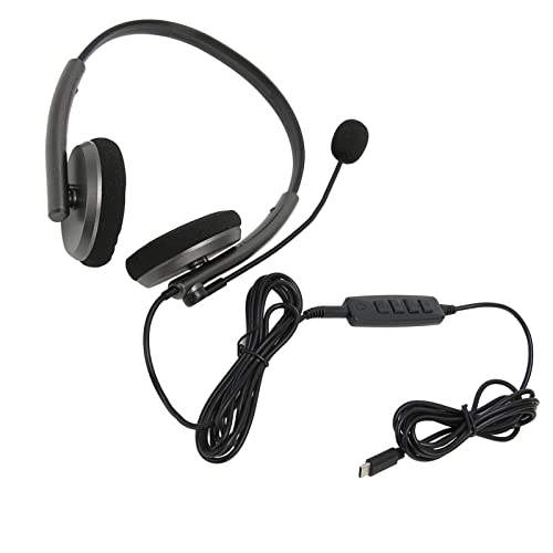 Call Center Headset - Type-C Space Gray Plug and Play
