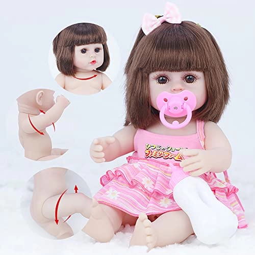 Reborn Baby Doll - 15 Inch Vinyl Mohair