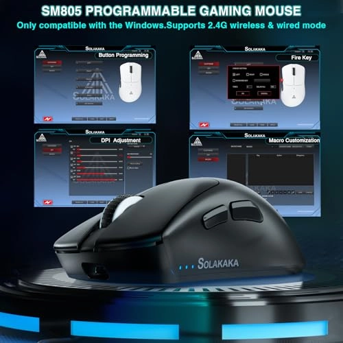 SM805 Gaming Mouse - Tri-Mode