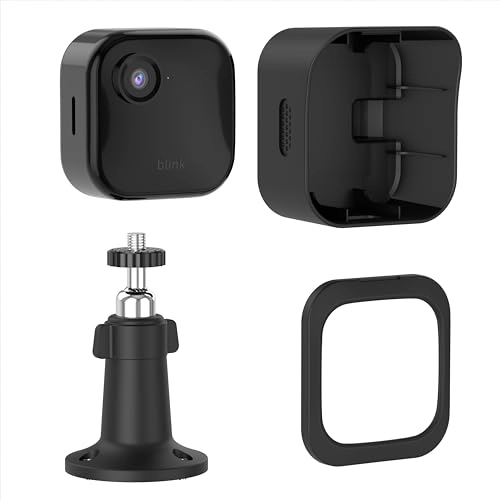 For Blink Outdoor/Blink Indoor/Blink Outdoor 4 Camera Mount - Black 1 Pack Silicone