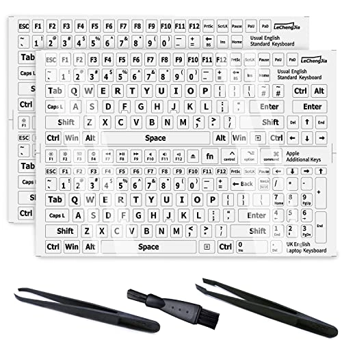 English keyboard stickers - US Layout