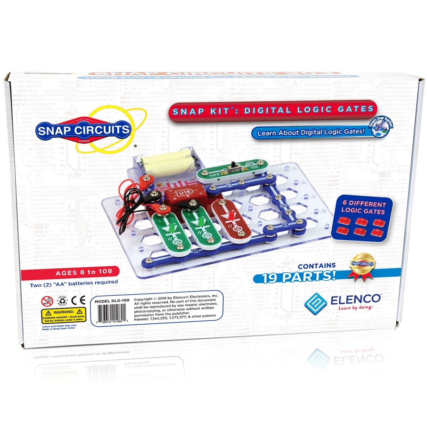 Snap Circuits Digital Logic Gates Discovery Kit - 10 years+ 200 pieces
