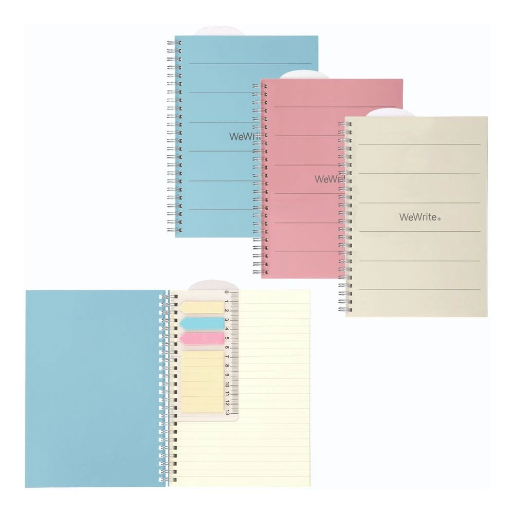 Wewrite Spiral Notebook A5 Spiral - Lined 70 Sheets