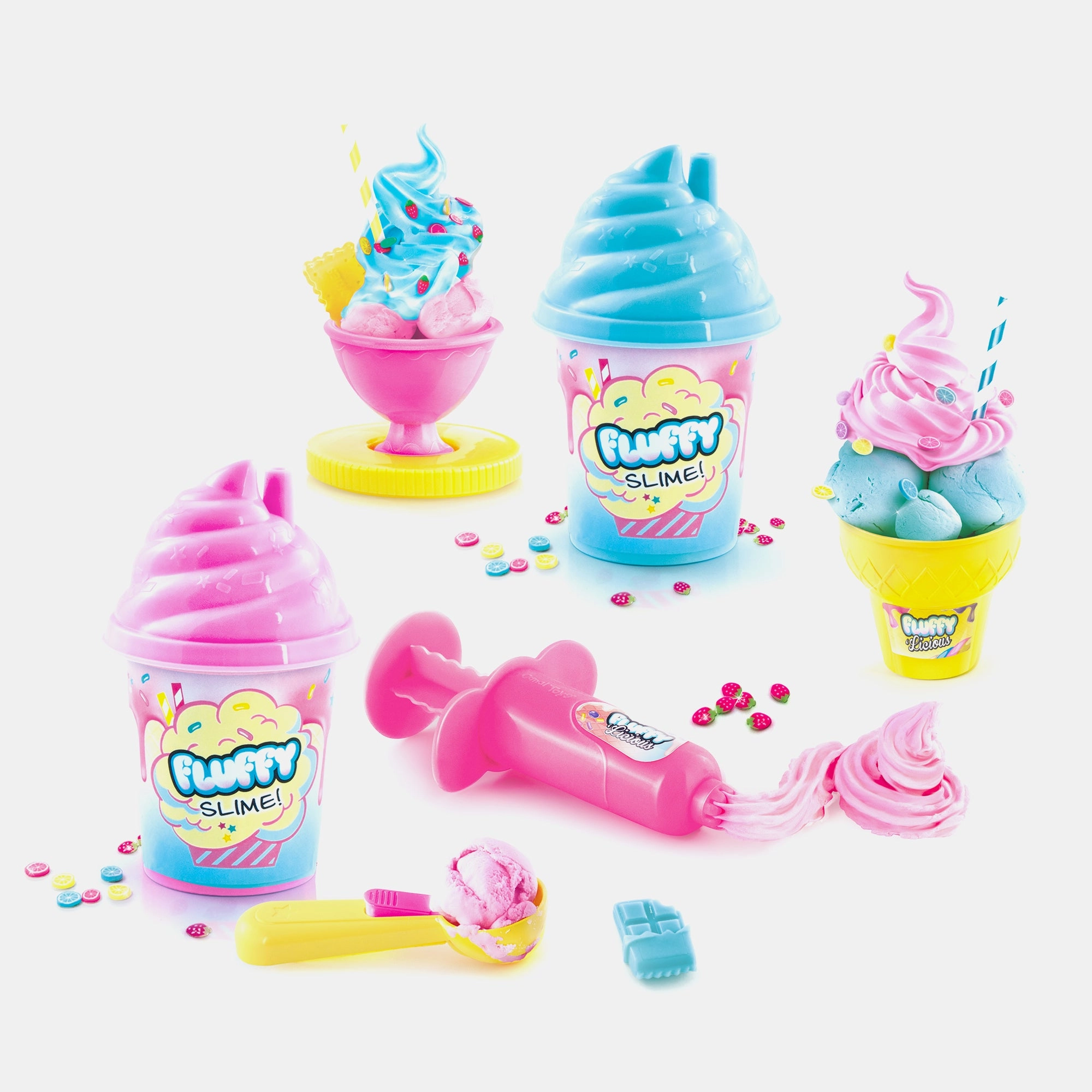 So Slime Diy Fluffy Case - Plastic, Clay, Slime Ingredients 500g