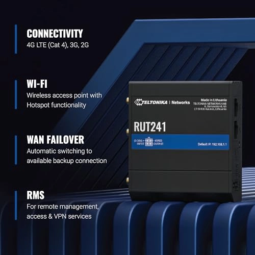 RUT241 - 4G LTE 802.11n 150 Mbps