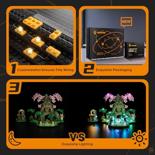 Great Deku-Tree 2-in-1 (77092) - LED Lighting Kit Compatible With Lego Building Blocks