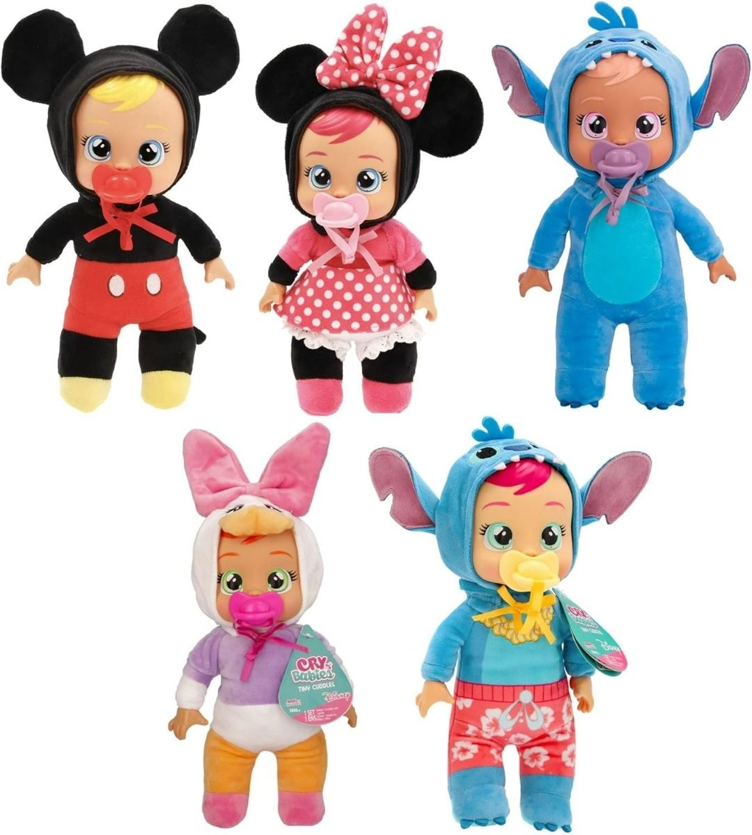BFF Cry Babies Disney Tiny Cuddles Doll - Cries Real Tears 1 Pc Assorted Ages 18 Months+