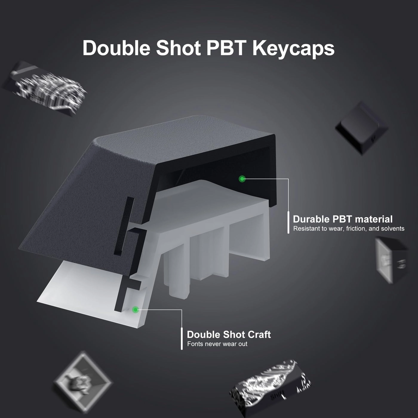 Shine Through Keycaps - 131