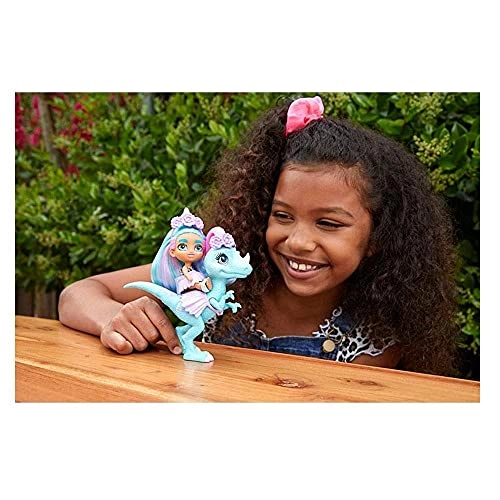 Unicorn Tot Doll - 3.5 Inch Plastic Blue and Purple Hair Ages 4+