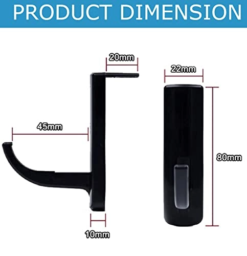 Earphone Holder for Desktop Computer - Adhesive Mount
