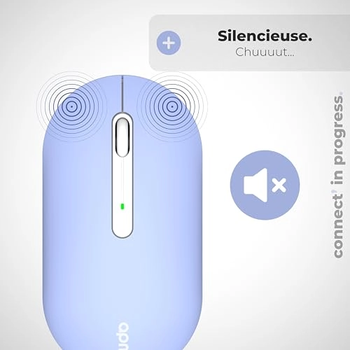 Silent Wireless Mouse - Bluetooth Radio Frequency