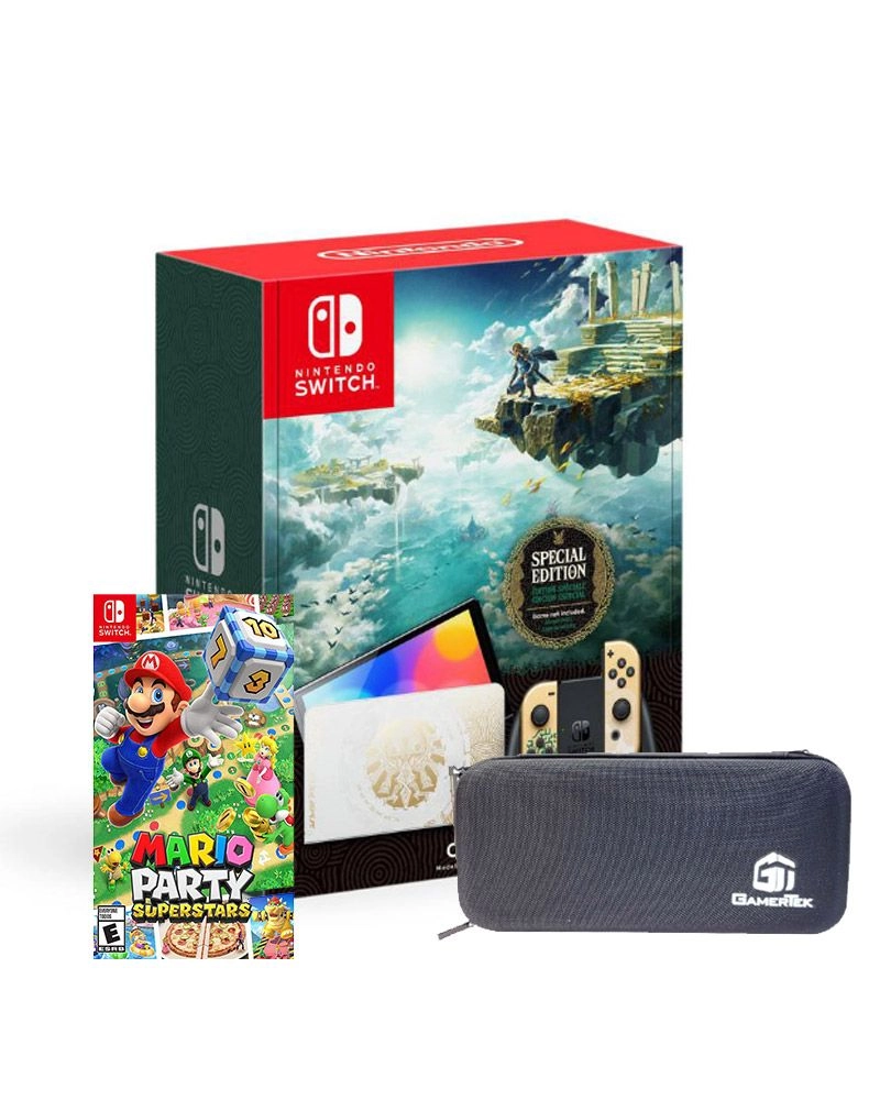 Switch OLED - Multicolour + Tears of the Kingdom + Pro Controller