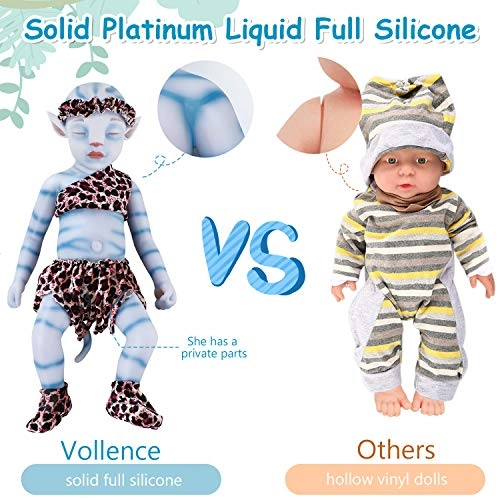 Na'vi Avatar Reborn Baby Doll - 20 Inch Full body Silicone