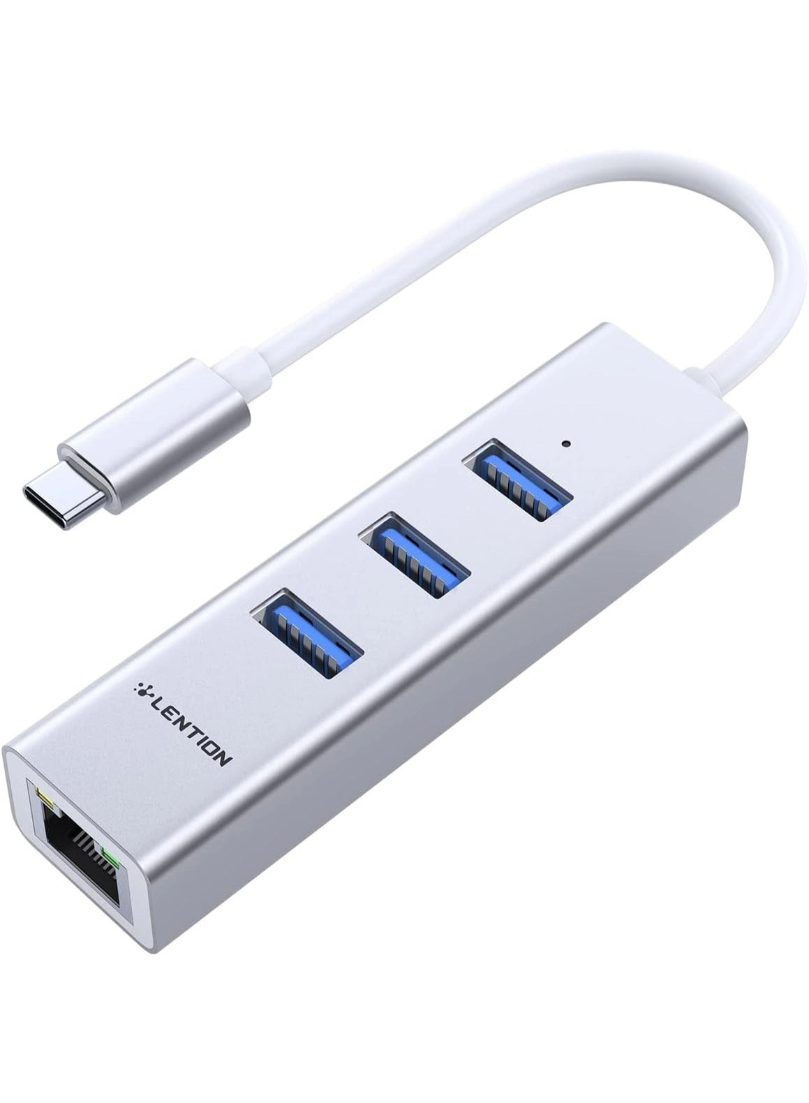 LENTION USB C Hub - 4K HDMI Gigabit Ethernet 3 USB 3.0