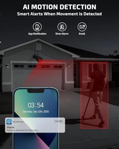 Wireless Security Camera System - 4 cameras 16 channels 5MP