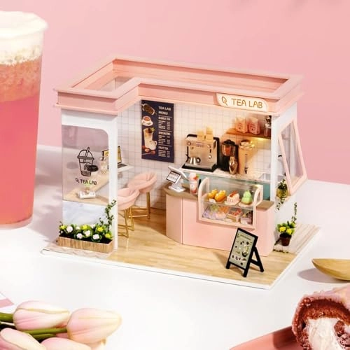 Miniature Dollhouse Kit - Sunshine Tea Station